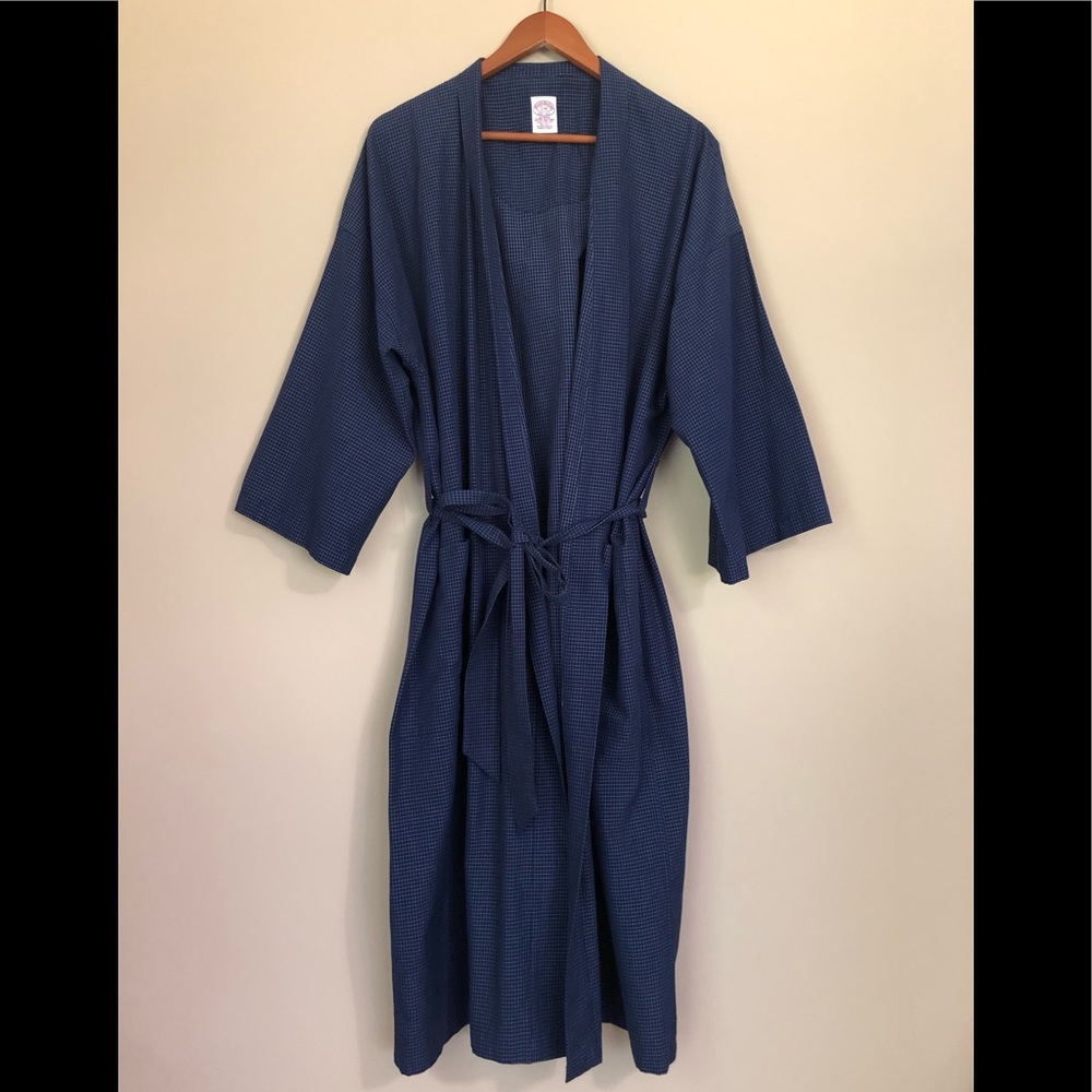 **SOLD** Brooks Brothers VTG Plaid Striped Robe Sz S/M